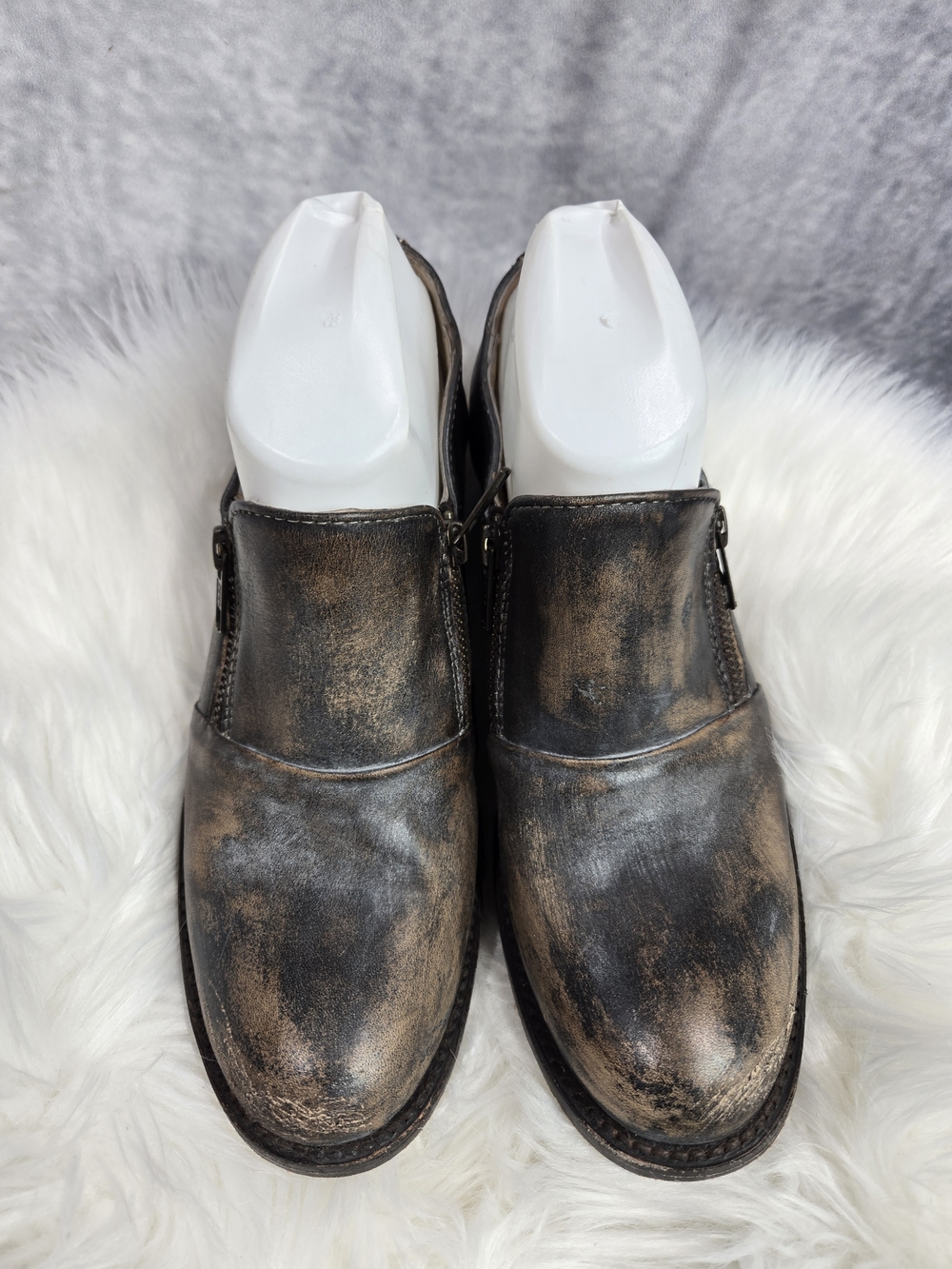 Freebird by Steven Mason shoes in a distressed brown leather